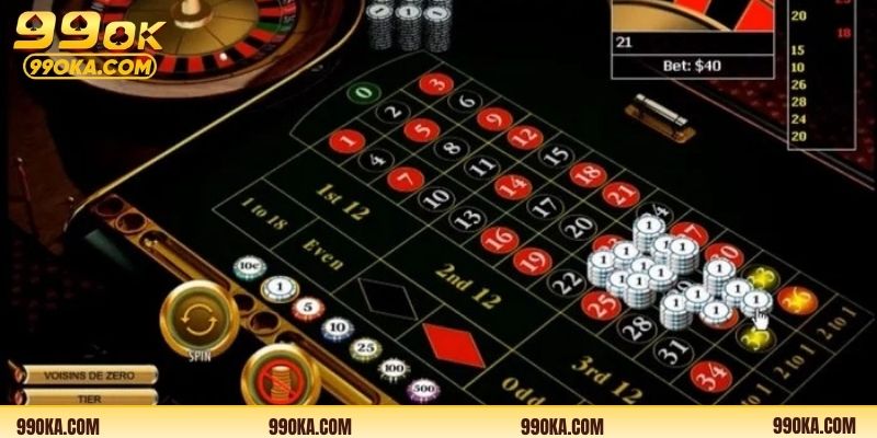 Các hình thức đặt cược phổ biến trên bàn quay