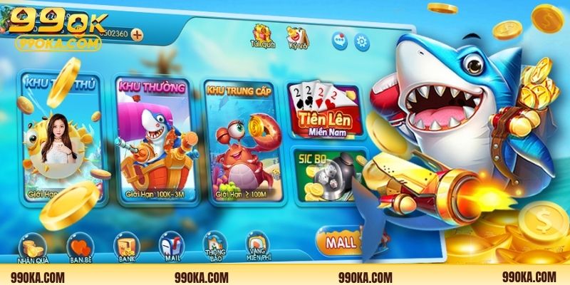 Danh sách trò bắn cá 99OK nổi bật