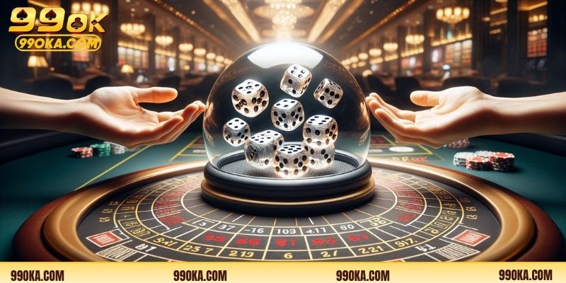 Hình ảnh mô tả cơ chế trò chơi tài xỉu trực tuyến